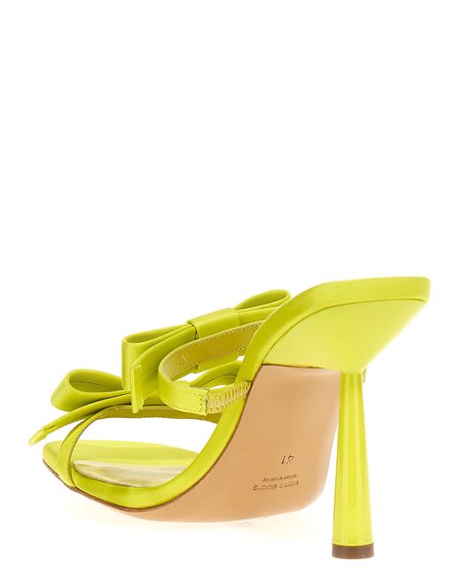 Gia Borghini Yellow Galantine Sandals