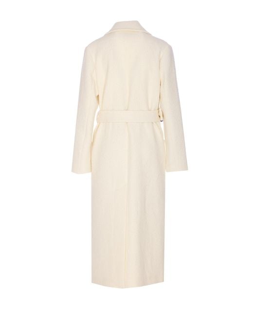 Pinko White Coats Polyester