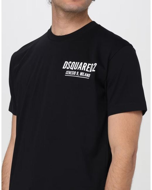 DSquared² Blue Ceresio 9 Cool Fit Logo T-Shirt Clothing Polo & T-Shirts for men