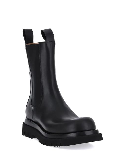 Bottega Veneta Lug Boot in Black for Men | Lyst