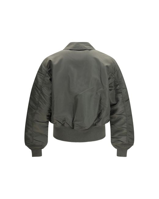GR10K Gray Bomber Jacket X Alpha Industries Nylon for men
