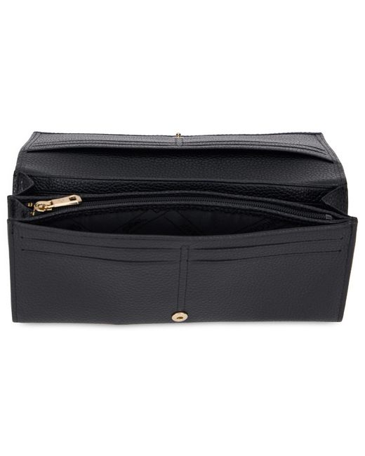 Longchamp Gray Wallet Leather & Purses