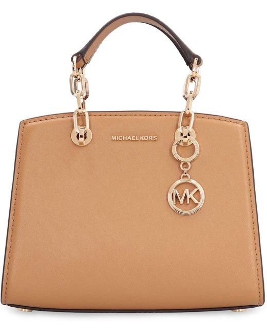 MICHAEL Michael Kors Brown Cynthia Leather Mini Bag