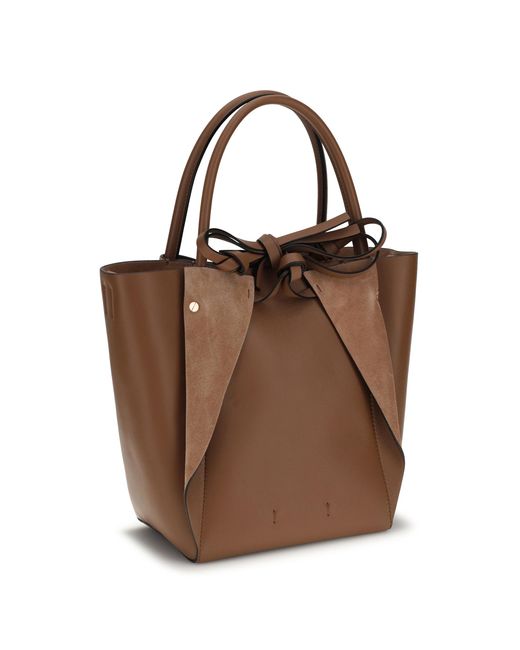 Gabriela Hearst Brown Handbag Marija Lambskin Shoulder Bags