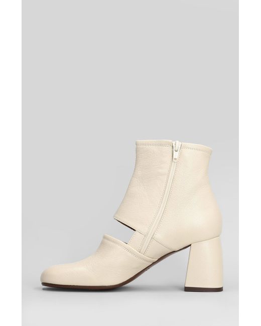 Chie Mihara Natural Sonli High Heels Ankle Boots