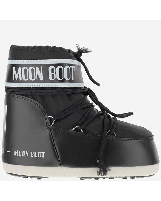Moon Boot Black Icon Low Ankle Boots