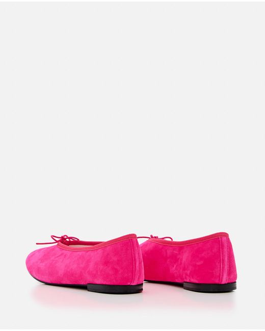 Repetto Pink Lilouh Leather Ballerinas