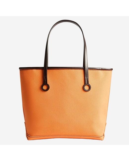 J.W. Anderson Orange Small Anchor Tote Bag Cotton Shoulder