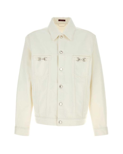 Gucci White Denim Jacket for men