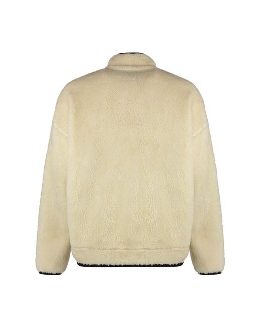 Maison Mihara Yasuhiro Natural Fleece Bomber Jacket for men