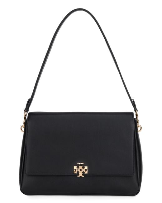 Tory Burch Black Shoulder Bag Charlie Leather Calfskin Handbags