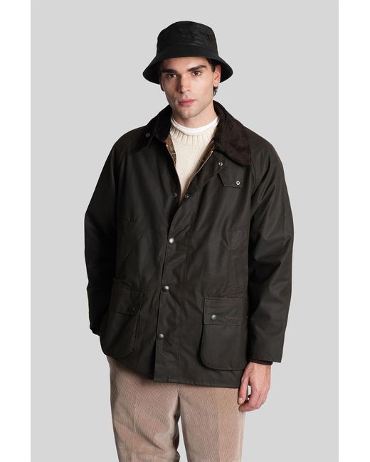 Barbour Black Classic Bedale Casual Jacket for men
