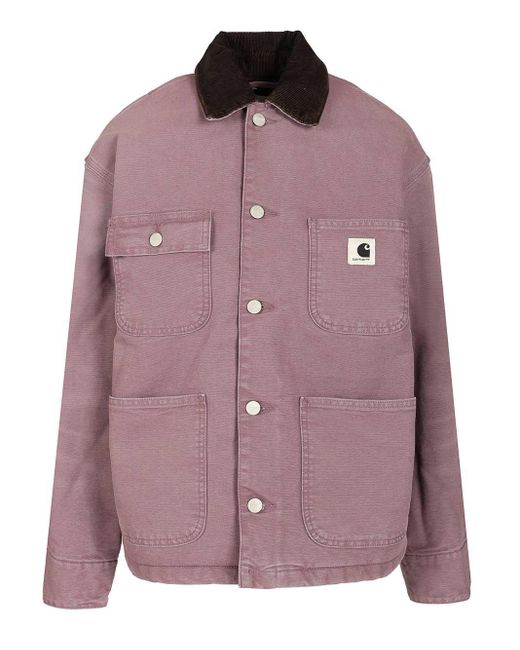 Carhartt Purple Og Michigan Coat Jackets Rose