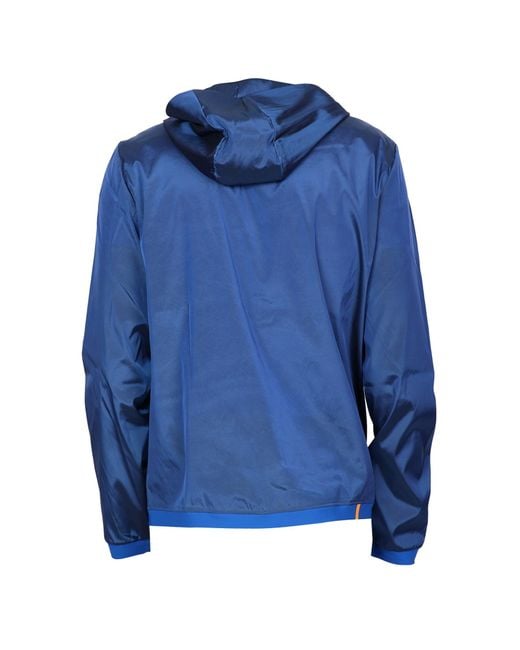 Rrd Blue Fleece Hyper Hood Zip Jacket for men