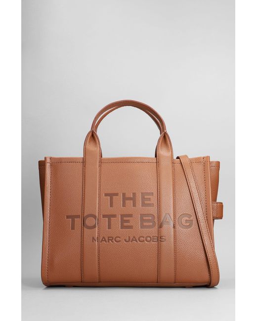 Marc Jacobs Brown Tote In Leather Color Leather
