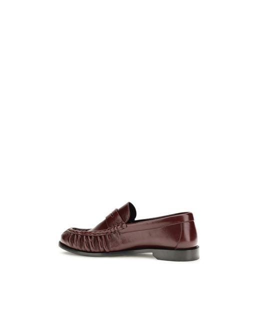Saint Laurent Brown Bordeaux Lamb Ovis Aries Aries Slip