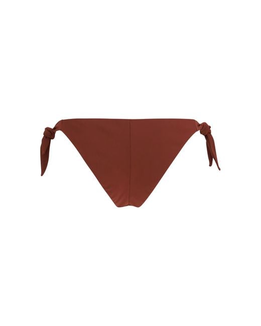 Brunello Cucinelli Brown Swimsuit Bottom Polyamide; Elastane Swimwear