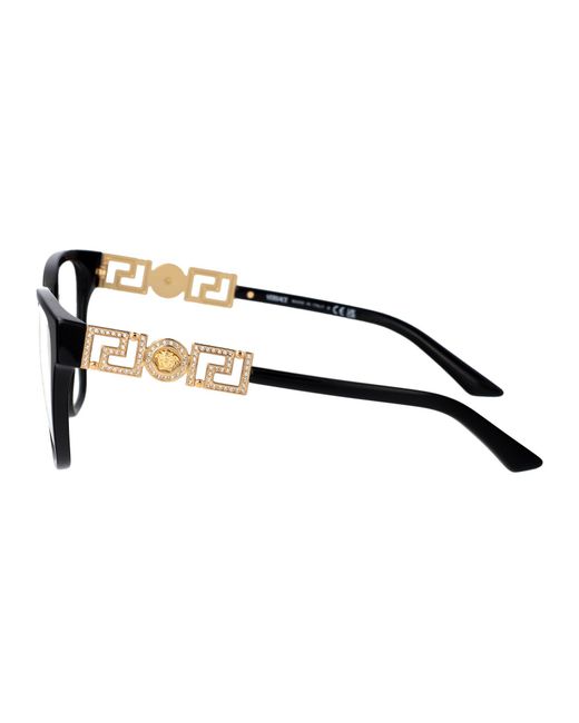 Versace Black Acetate Glasses
