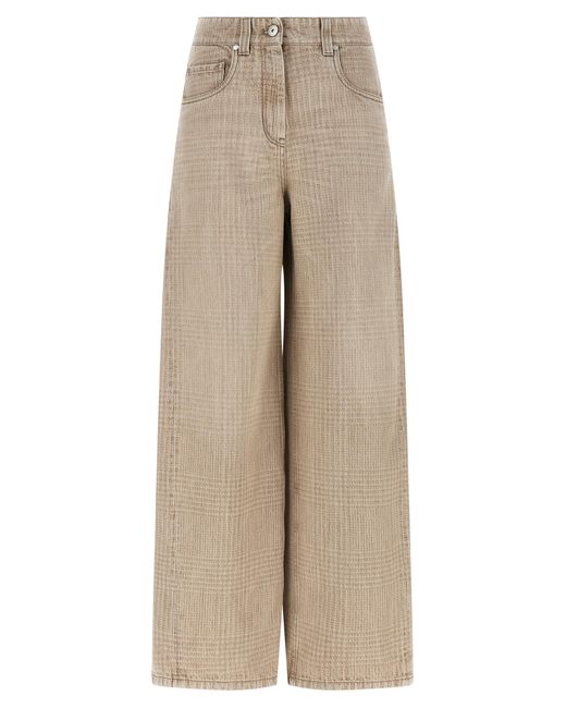 Brunello Cucinelli Natural Cotton Jeans Denim Clothing