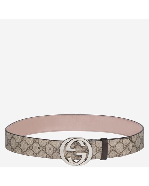 Gucci Multicolor Belt Gg Supreme Fabric for men