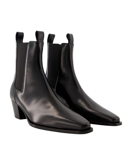Totême  Black The City Ankle Boots