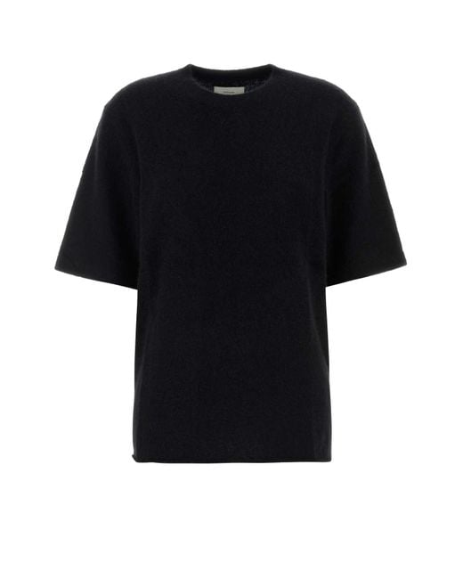 Loulou de Saison Black Wool Blend Raven Sweater
