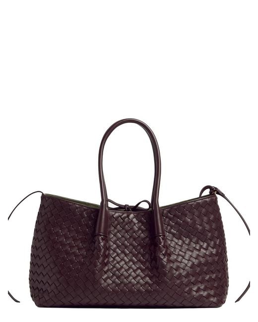 Bottega Veneta Purple Reversible Bag Picture Gallery Leather Calf Handbags