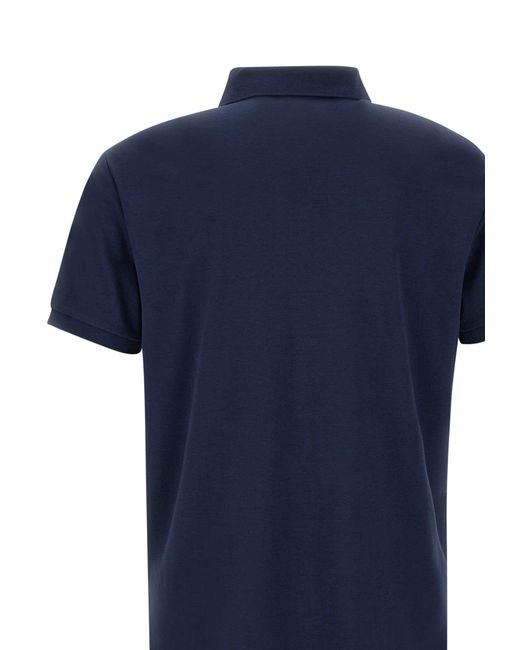 Polo Ralph Lauren Blue "core Replen" Cotton Polo Shirt for men