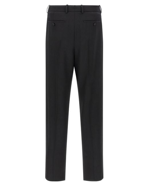 Saint Laurent Black Tuxedo Pants for men