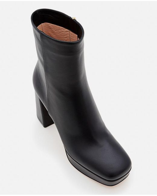 Gianvito Rossi Black Daisen Heeled Leather Boots