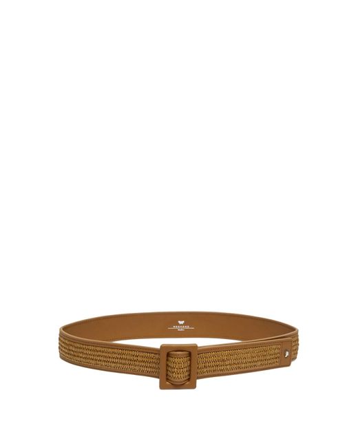 Weekend by Maxmara Brown Belts Cotton Polyamide
