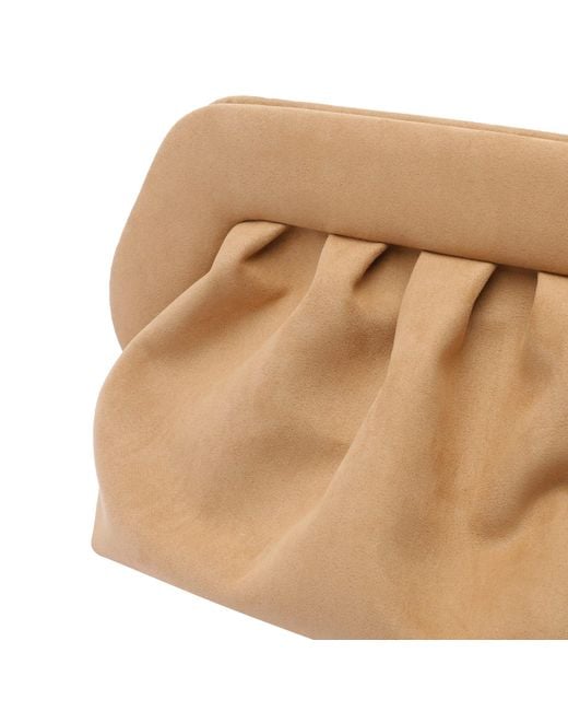 THEMOIRÈ Natural Bios Suede Clutch