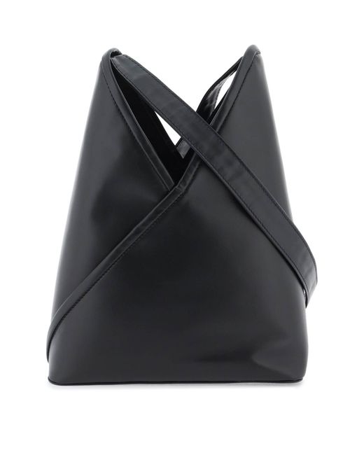 MM6 by Maison Martin Margiela Black Leather Japanese Bag