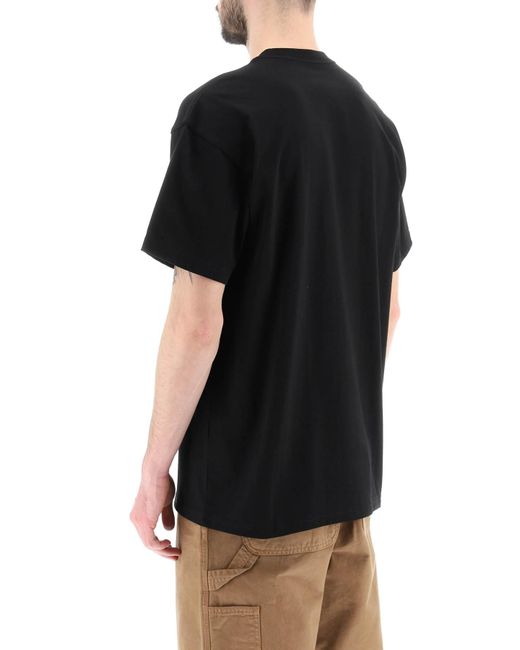 Carhartt Black Chase Oversized T Shirt for men