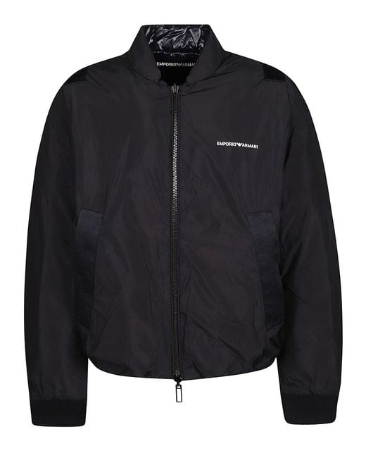 Emporio armani fur bomber jacket top