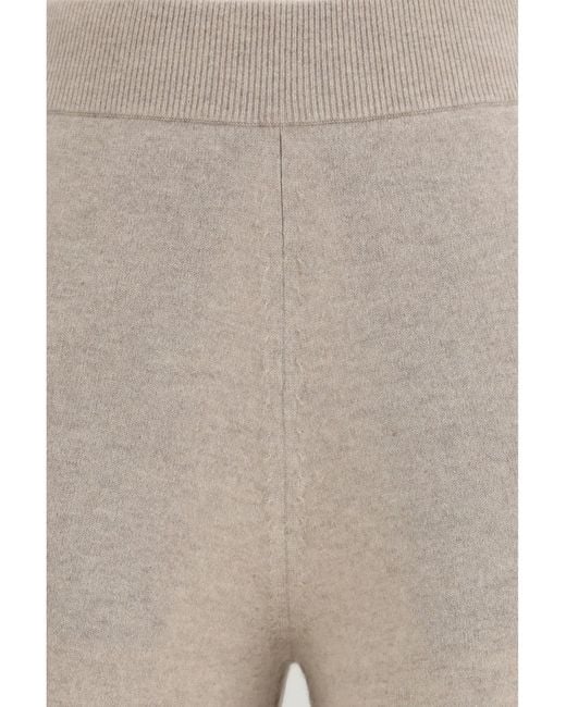 Max Mara Pure Gray Cashmere Pants Kashmir/Capra Hircus