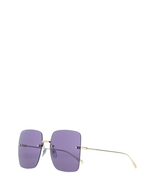 Gucci Purple Metal Sunglasses