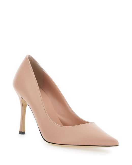 Pollini Pink Pointed Toe Stiletto Heels