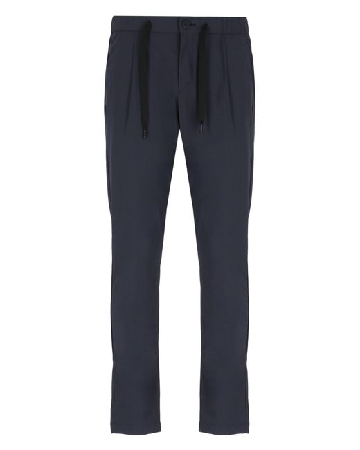Herno Blue Trousers for men