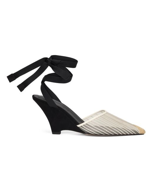 Jacquemus Black High-Heeled Sandals Cotton