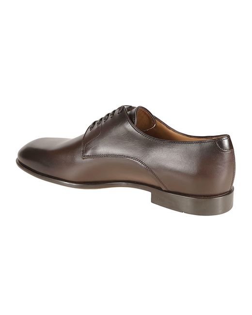 Ferragamo Brown Posco Derby Shoes for men