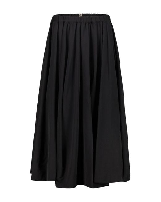 Comme des Garçons Black Wool Skirt Clothing