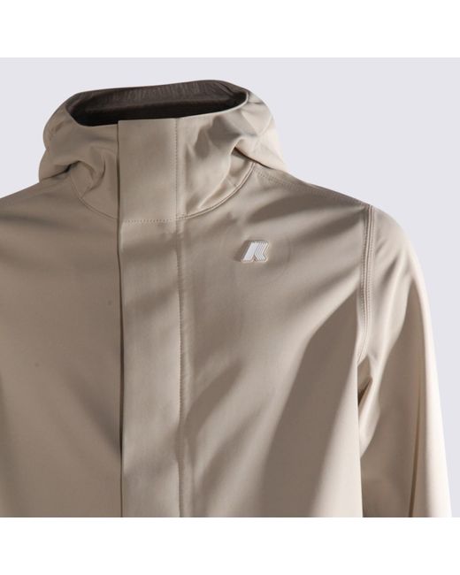 K-Way Brown Casual Jacket for men