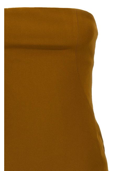 The Attico Natural Sequin Insert Dress