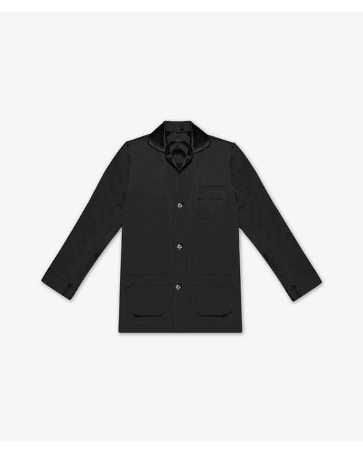 Larusmiani Black Long Pajamas Grant for men
