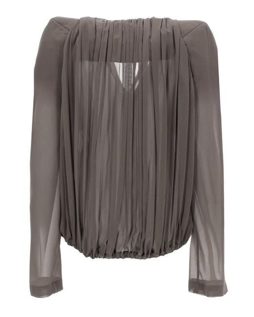 Rick Owens Black Silk And Cotton Jacket