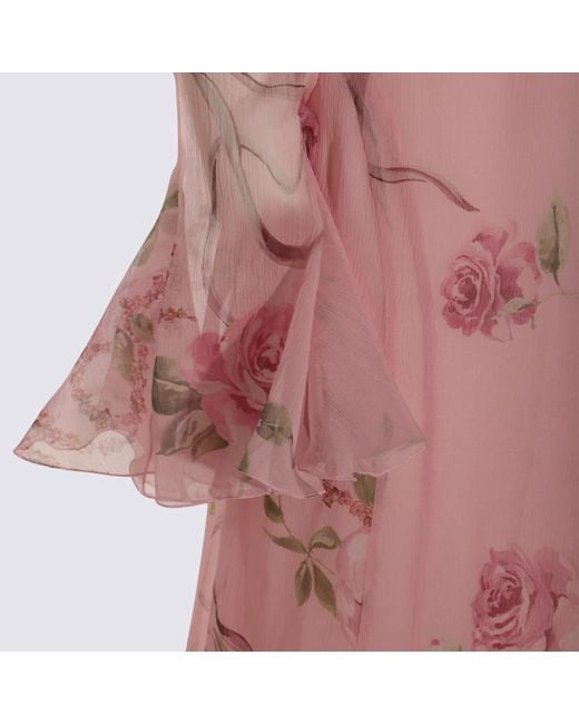 Blumarine Pink Midi Dress
