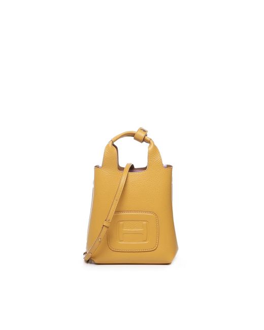 Hogan Metallic Shopping Mini H-Bag