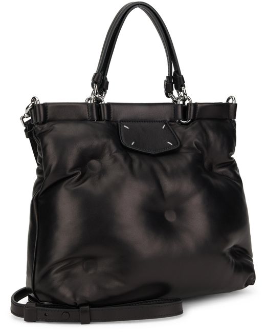 Maison Margiela Black Tote Bag Glam Slam Calfskin