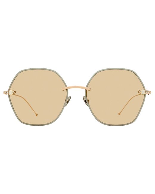 Pomellato Black Cabochon Sunglasses Pm0091S 003 61Mm Metal